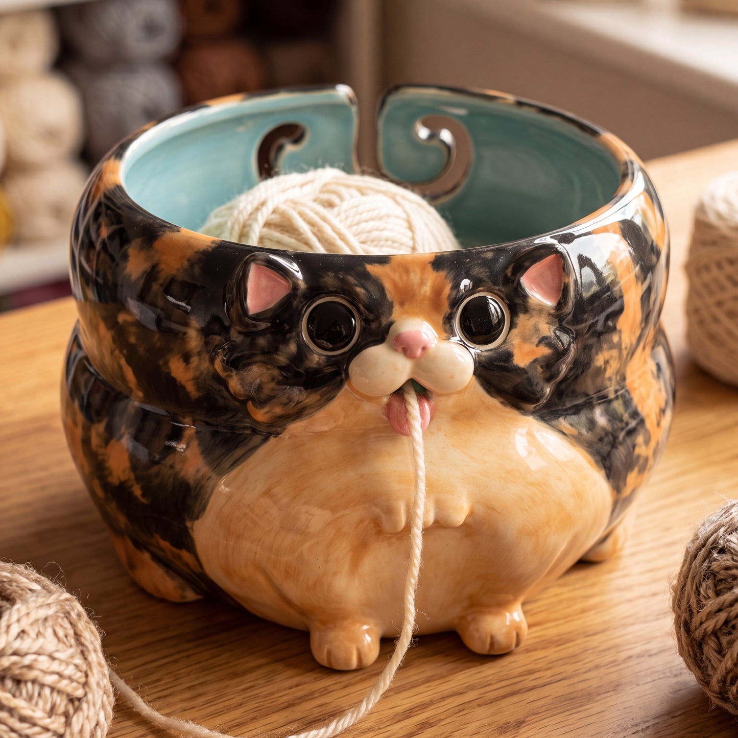 Cat Yarn Holders