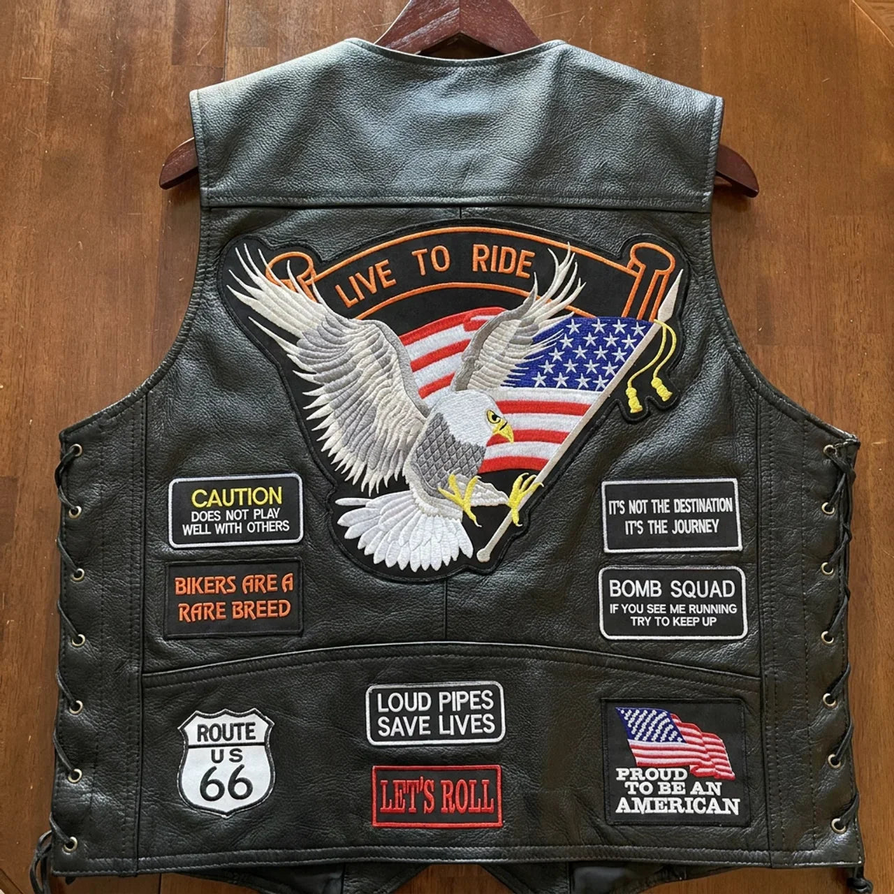 Veteran Biker Vest