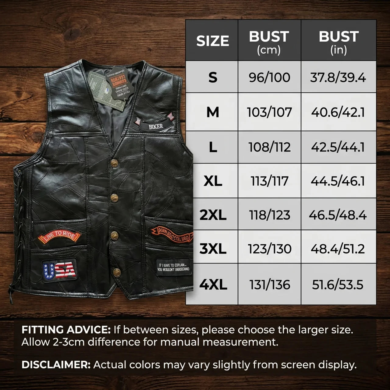 Veteran Biker Vest