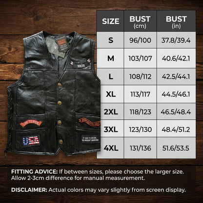 Veteran Biker Vest